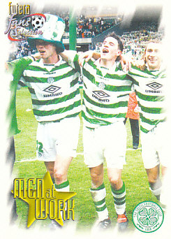 Team (puzzle 1) Celtic Glasgow 1999 Futera Fans' Selection #91